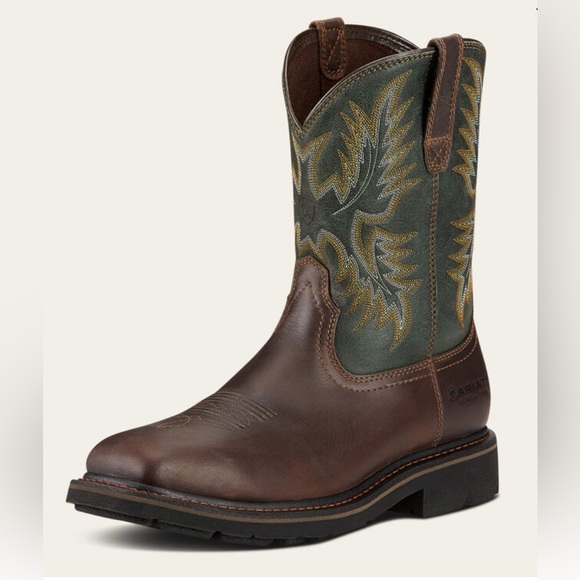 Ariat Sierra wide square toe steel toe boots